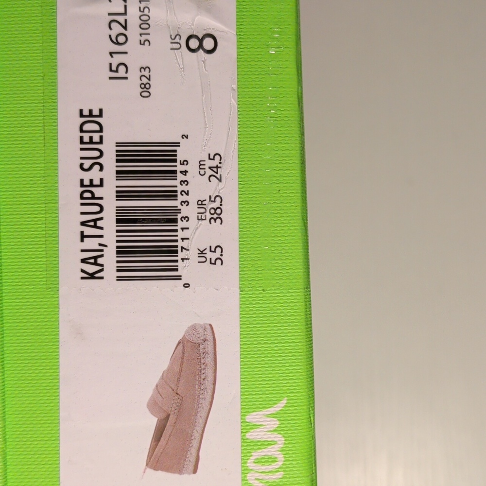 Sam Edelman 8 NIB Suede Loafer Taupe - Picture 8 of 8